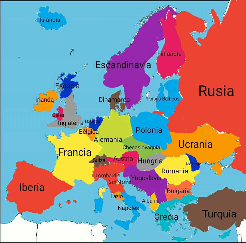 Mi mapa de Europa ideal (pon el tuyo y debatamos) - -Learn ...